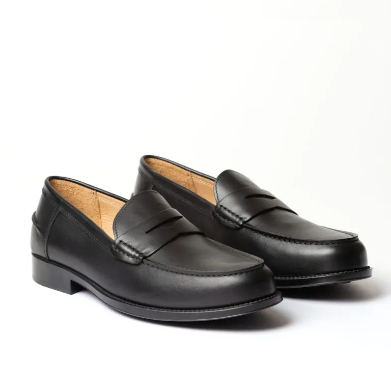 maestrale mocassino penny loafer da uomo caleri shoes liquirizia